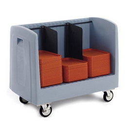 Tecno Sistema Carro Portaplatos Cuna 200 para 200 Platos - Polietileno, Dimensiones: 990 mm Largo x 510 mm Ancho x 810 mm Alto