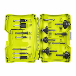 Ryobi Caja de 15 cortadores variados vástago Ø 6 mm - RAKRBS15