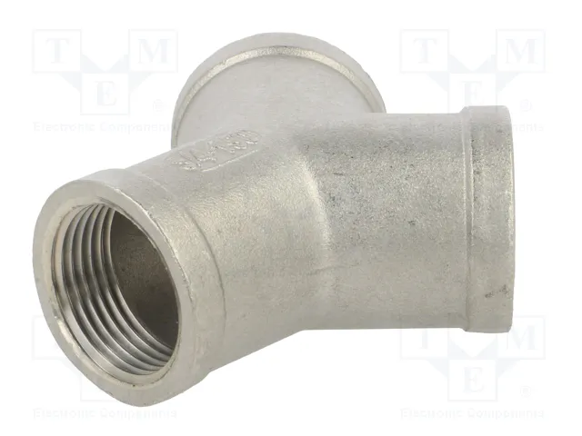 GEBO Conector en T Divisor Y Hembra-Hembra-Hembra G 3/4 de Acero Inoxidable