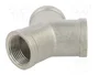 GEBO Conector en T Divisor Y Hembra-Hembra-Hembra G 3/4 de Acero Inoxidable