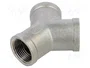 GEBO Conector en T Divisor Y Hembra-Hembra-Hembra G 3/4 de Acero Inoxidable