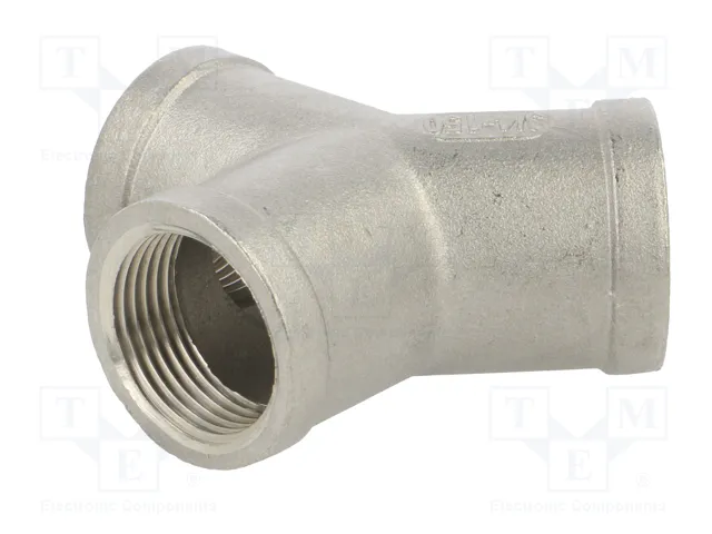 GEBO Conector en T Divisor Y Hembra-Hembra-Hembra G 3/4 de Acero Inoxidable