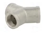 GEBO Conector en T Divisor Y Hembra-Hembra-Hembra G 3/4 de Acero Inoxidable