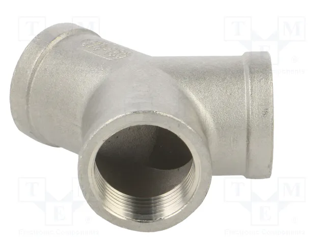 GEBO Conector en T Divisor Y Hembra-Hembra-Hembra G 3/4 de Acero Inoxidable