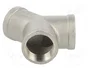 GEBO Conector en T Divisor Y Hembra-Hembra-Hembra G 3/4 de Acero Inoxidable