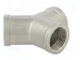 GEBO Conector en T Divisor Y Hembra-Hembra-Hembra G 3/4 de Acero Inoxidable