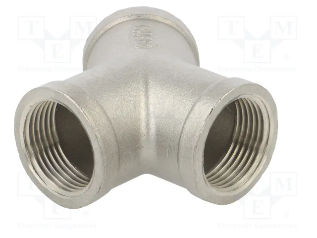 GEBO Conector en T Divisor Y Hembra-Hembra-Hembra G 3/4 de Acero Inoxidable