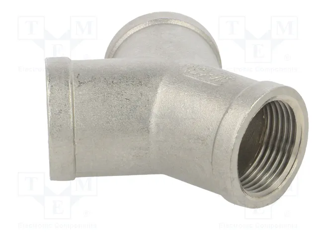 GEBO Conector en T Divisor Y Hembra-Hembra-Hembra G 3/4 de Acero Inoxidable