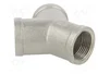 GEBO Conector en T Divisor Y Hembra-Hembra-Hembra G 3/4 de Acero Inoxidable