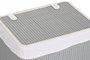 DKD Home Decor Set de 6 Cestos para la Ropa en Bambú y Poliéster Gris Oscuro