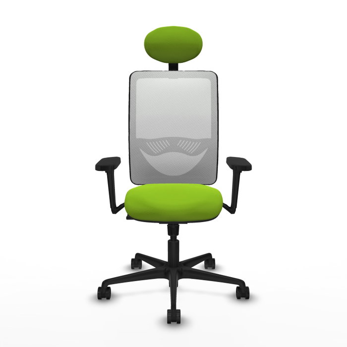 PIQUERAS Y CRESPO Silla de oficina Zulema con mecanismo Sincro, color Pistacho y Blanco PIQUERAS Y CRESPO Silla de oficina Zulema con mecanismo Sincro, color Pistacho y Blanco