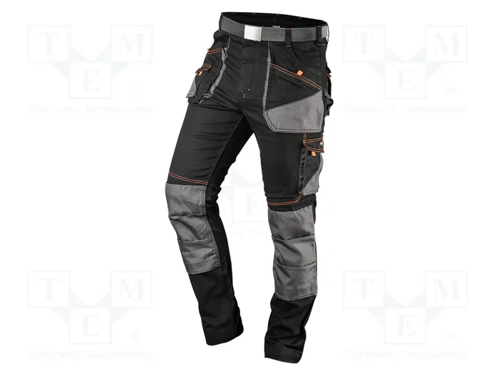 NEO TOOLS Pantalones de trabajo HD slim, gris-negro, M NEO TOOLS Pantalones de trabajo HD slim, gris-negro, M