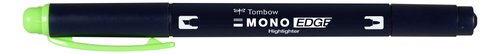 TOMBOW Marcador Fluor Mono Edge Doble Punta Verde (Set de 4) TOMBOW Marcador Fluor Mono Edge Doble Punta Verde (Set de 4)