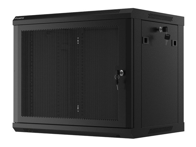 Lanberg Armario Rack de Pared 9U 600x450 Negro