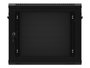 Lanberg Armario Rack de Pared 9U 600x450 Negro