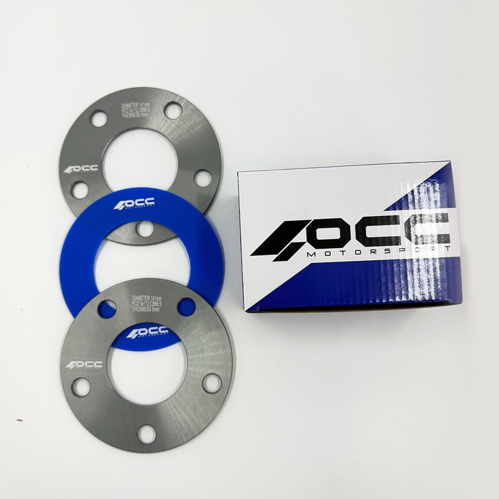 Occ Motorsport Separadores de Rueda 5mm PCD 5X112 Buje 66,5mm