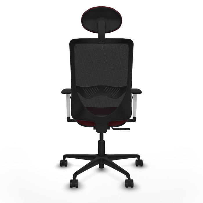 PIQUERAS Y CRESPO Silla de oficina Zulema con mecanismo Sincro, Granate y Negro PIQUERAS Y CRESPO Silla de oficina Zulema con mecanismo Sincro, Granate y Negro