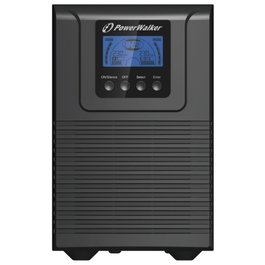PowerWalker SAI 1kVA Factor de Potencia 0.9 con Baterías Integradas, Negro