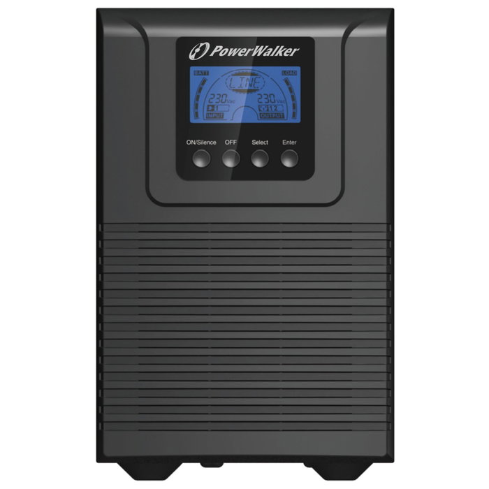 PowerWalker SAI 1kVA Factor de Potencia 0.9 con Baterías Integradas, Negro PowerWalker SAI 1kVA Factor de Potencia 0.9 con Baterías Integradas, Negro