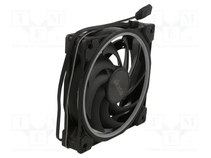 Akasa AK-FN108 Ventilador Axial 120x120x25mm LED RGB Negro Akasa AK-FN108 Ventilador Axial 120x120x25mm LED RGB Negro