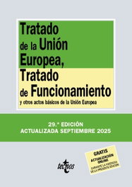 Tratado de la Unión Europea, Tratado de Funcionamiento, Editorial Tecnos