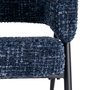 Sillón Azul Tejido-Metal Salón 71 X 70 X 75 cm (Set de 2)