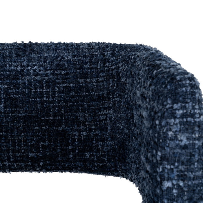 Sillón Azul Tejido-Metal Salón 71 X 70 X 75 cm (Set de 2)