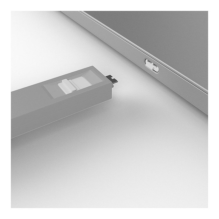 Lindy Bloqueador de puerto USB Tipo C con llave, Blanco