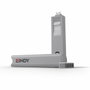 Lindy Bloqueador de puerto USB Tipo C con llave, Blanco