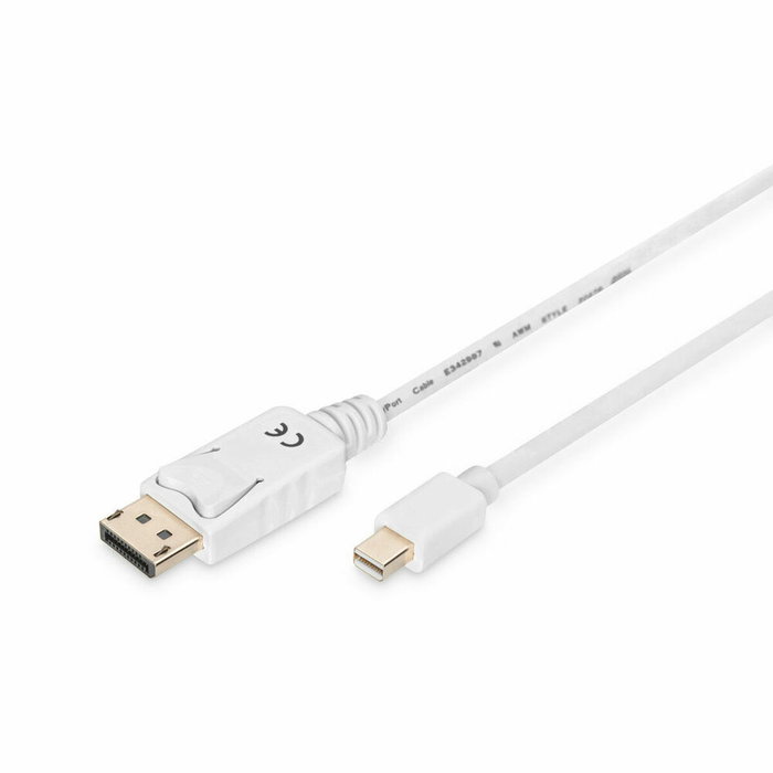 Digitus Cable DisplayPort miniDP a DisplayPort 2m Blanco Digitus Cable DisplayPort miniDP a DisplayPort 2m Blanco