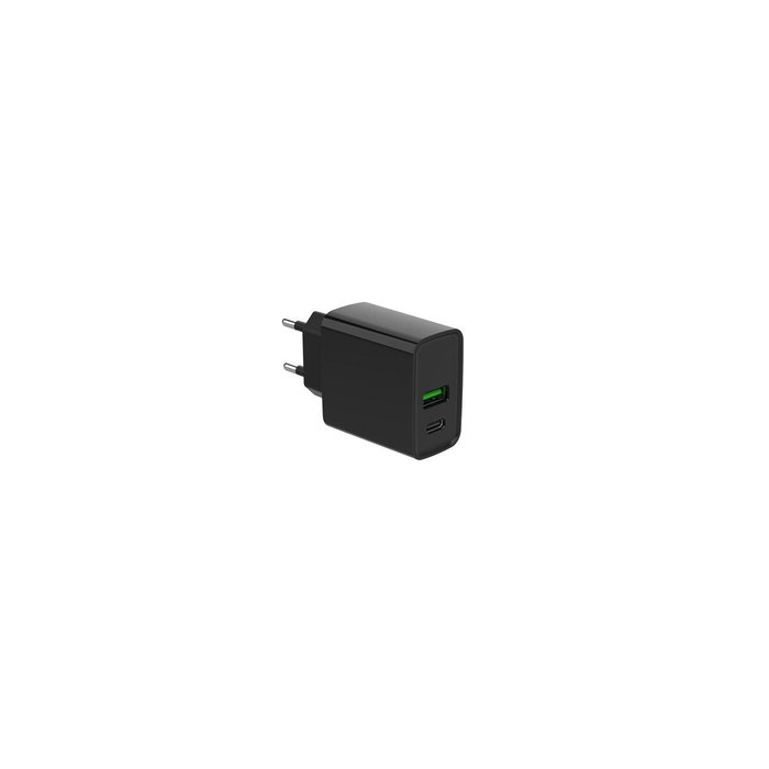 Gembird TA-UC-PDQC20-01-BK Cargador Rápido USB Tipo C Negro