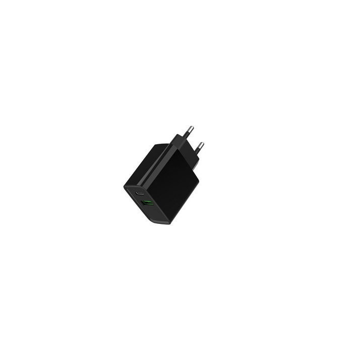 Gembird TA-UC-PDQC20-01-BK Cargador Rápido USB Tipo C Negro