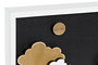 DKD Home Decor Decoración de pared de madera Casitas Blanco/Marrón