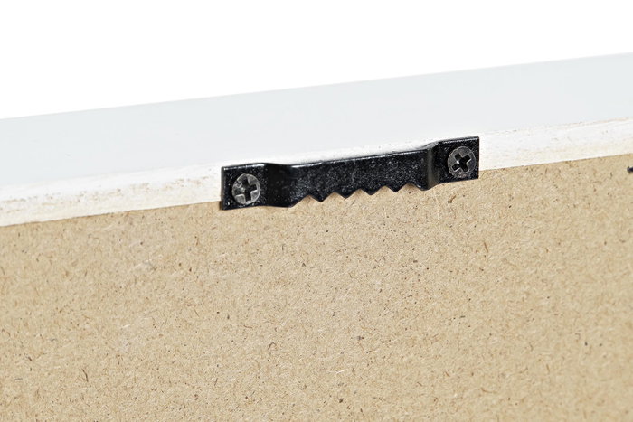 DKD Home Decor Decoración de pared de madera Casitas Blanco/Marrón
