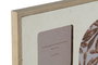 DKD Home Decor Marco Multifoto MDF y Cristal Beige para 5 Fotos