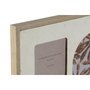 DKD Home Decor Marco Multifoto MDF y Cristal Beige para 5 Fotos