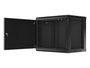 Lanberg Armario Mural Rack 19 Pulgadas 9U 600x450 Negro