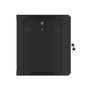 Lanberg Armario Mural Rack 19 pulgadas 9U 600x450 Negro