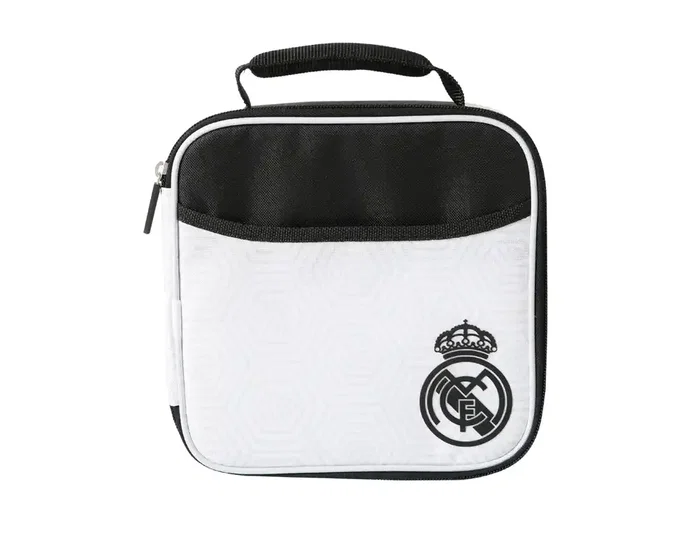 SAFTA Bolsa porta alimentos térmica Real Madrid con tupper y botella SAFTA Bolsa porta alimentos térmica Real Madrid con tupper y botella