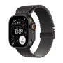 Apple Watch Ultra 3 GPS + Cellular 49mm Titanio Negro con Correa Milanese Loop Negra L