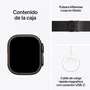 Apple Watch Ultra 3 GPS + Cellular 49mm Titanio Negro con Correa Milanese Loop Negra L