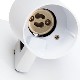 Lumiastra Aplique de Pared Blanco 1xGU10