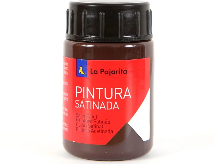 La Pajarita Pintura Témpera Escolar Satinada Marron L-10 Bote 35 mL