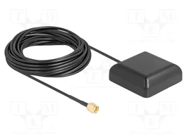 DeLOCK NL-203AA Antena GNSS Galileo GPS de alta ganancia con conector SMA y 5 m de cable para exterior