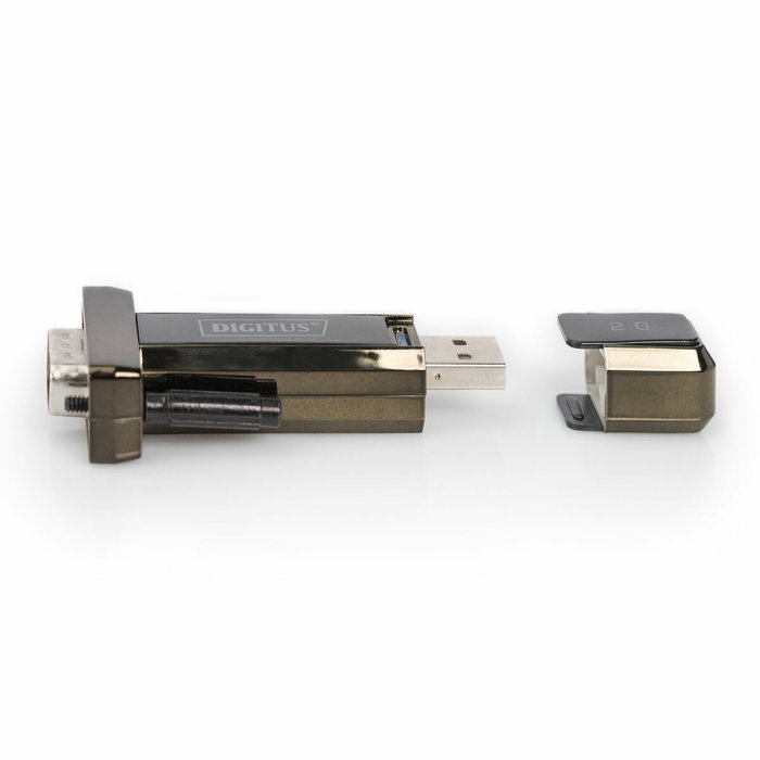 Digitus Adaptador USB 2.0 a Serie RS232 D-Sub 9 con cable USB de 80 cm