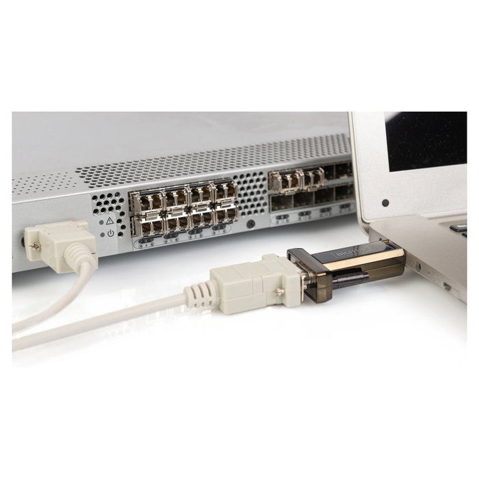 Digitus Adaptador USB 2.0 a Serie RS232 D-Sub 9 con cable USB de 80 cm