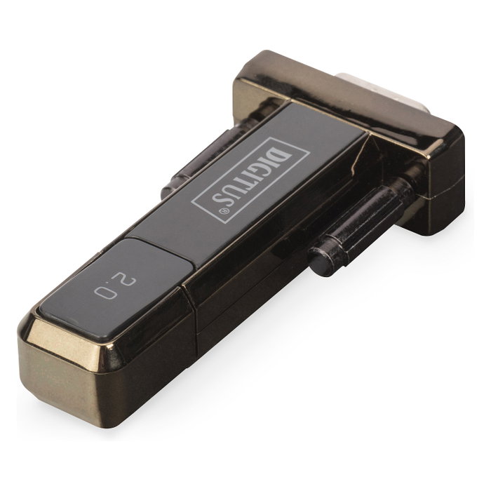 Digitus Adaptador USB 2.0 a Serie RS232 D-Sub 9 con cable USB de 80 cm