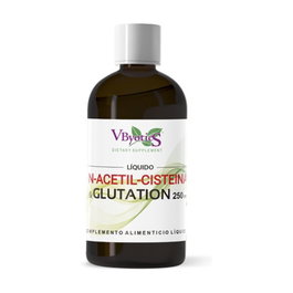 Vbyotics Nac & Glutación 250ml - N-Acetilcisteina y L-glutation para función hepática