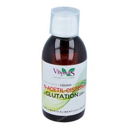 VBYOTICS Nac & Glutation 250Ml. Fórmula Hepática con N-Acetilcisteina (NAC) y L-Glutation Sabor Cítricos