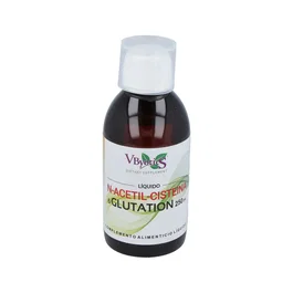 Vbyotics NAC & Glutatión 250 ml - Suplemento con N-Acetilcisteina y L-Glutatión, Sabor Cítricos - Apoyo a la Función Hepática